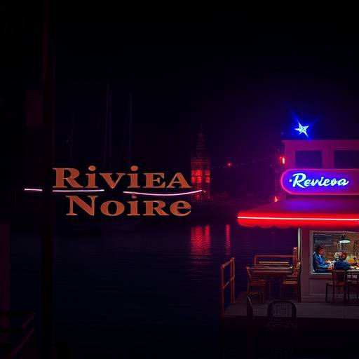 Affiche de la série 'Riviera Noire'
