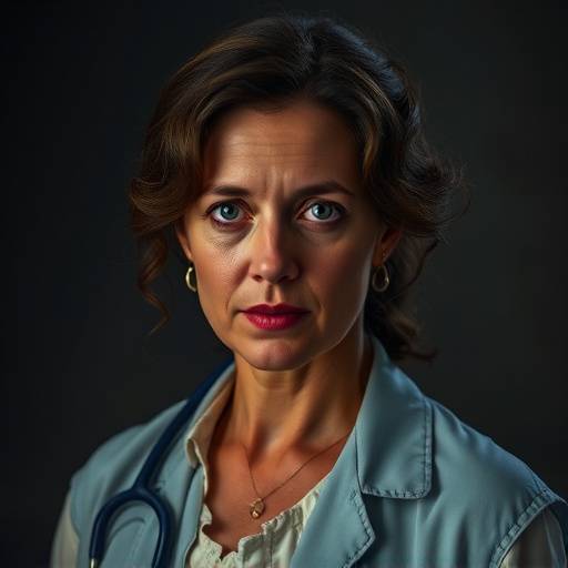 Photo de Juliette Dubois dans le rôle du Dr. Élise Moreau