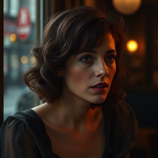 Portrait de Julie Garnier, actrice jouant le rôle de Juliette dans la série Café de Flore.